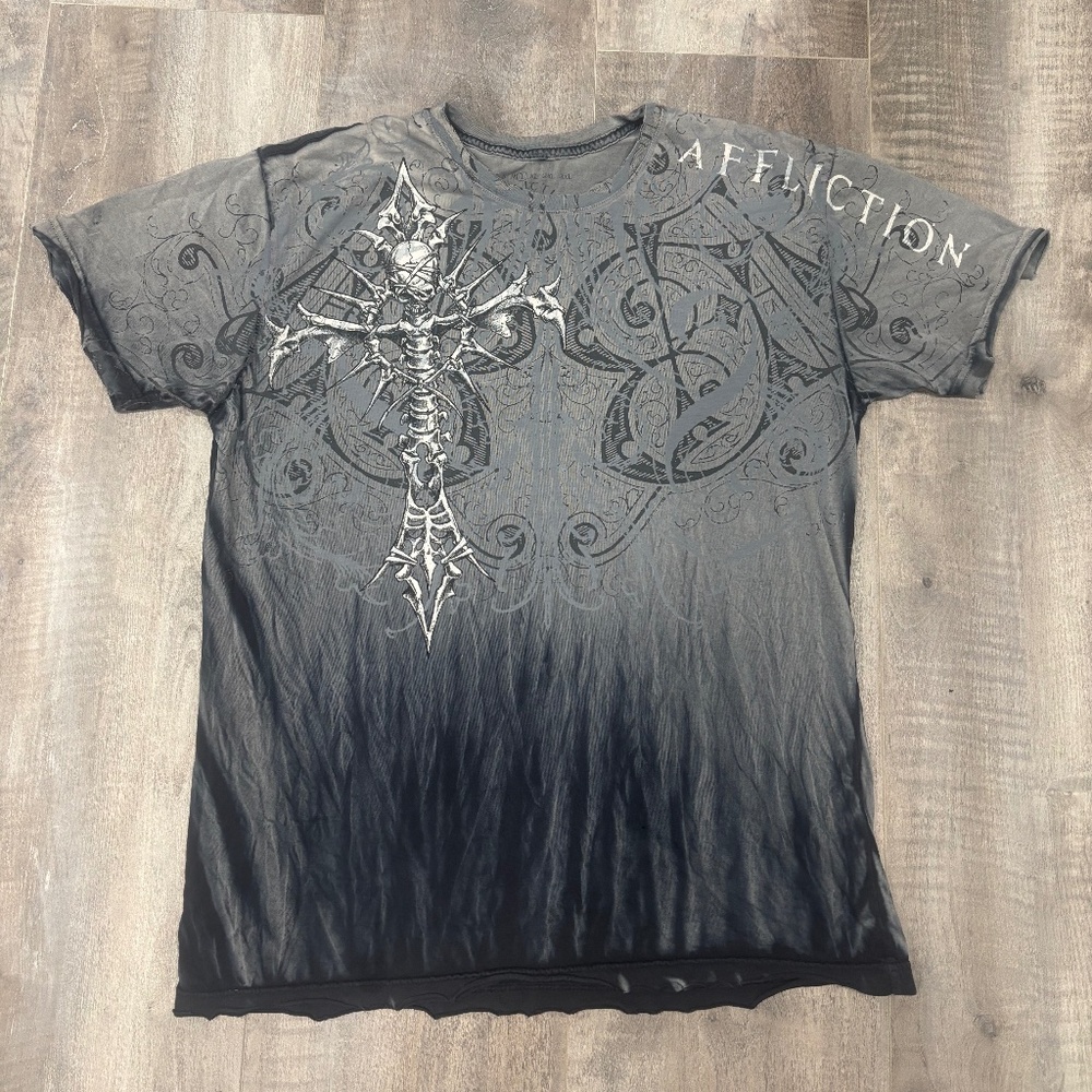 affliction skeleton shirt